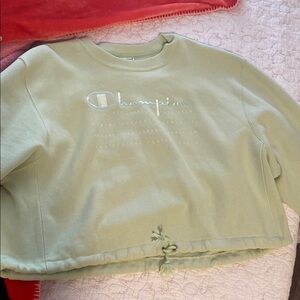 Champion Light Green Sweatshirt